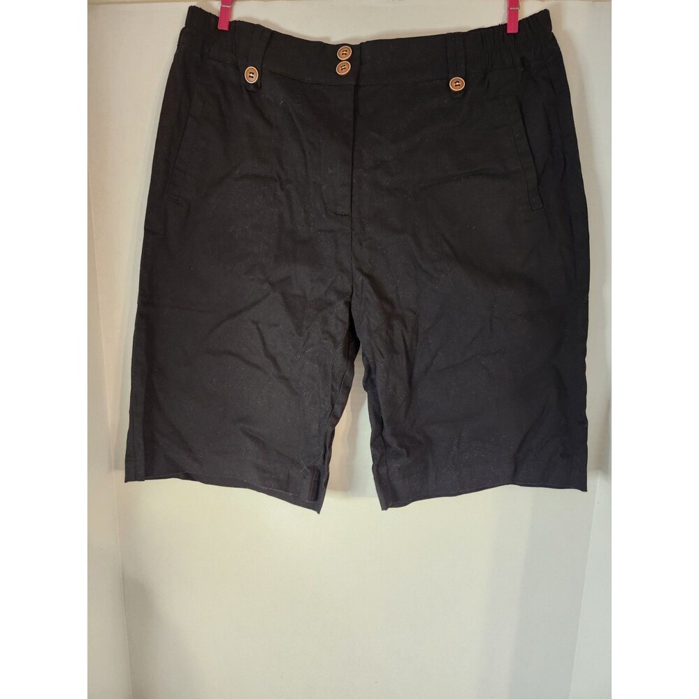 Kancy Kole Black Shorts Size Medium With Belt
